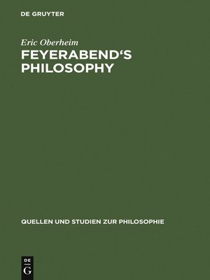 cover image of Feyerabend's Philosophy